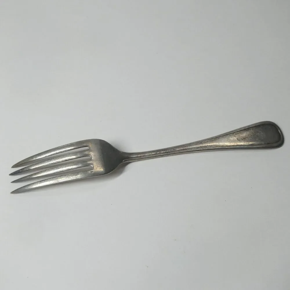 Spink Arms Dinner Fork Vintage Hotel Restaurant Flatware Indianapolis IN